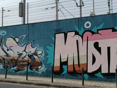 Tribute to Vasco and Mndtr Lettering — Street art in Lisboa