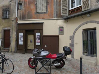 CLR_08, Space Invader on Place de la Treille — Street art by Invader in Clermont-Ferrand
