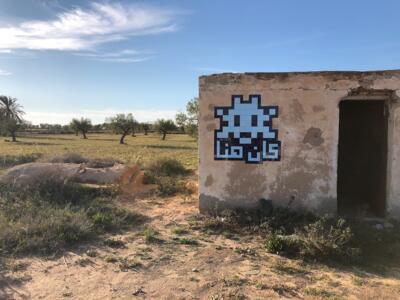 DJBA_38, Space Invader de Guellala — Street art de Invader à Guellala