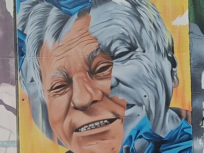 Rire d'un vieil homme, par Afonsoul — Street art de Afonsoul à Lisboa