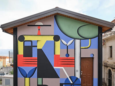 The Seed — Street art by Zebu in Aielli