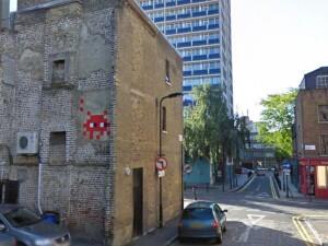 LDN_107, Space Invader on 8 Pitfield Street — Street art by Invader in London