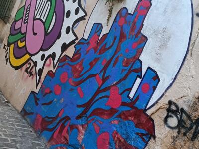Notre-Dame de la Garde en facettes — Street art à Marseille