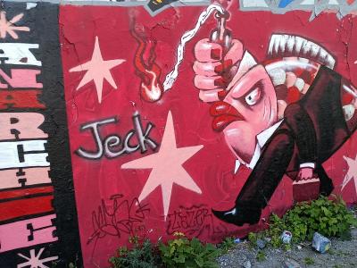 Anarchy and the Business Fish — Street art in Berlin