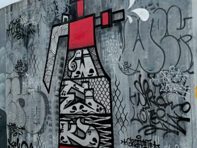 Red and Black Spray Can by Spray Lover — Street art by Spray Lover in Almada