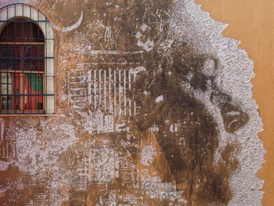 Untitled (Vhils) — Street art by Vhils in Aielli