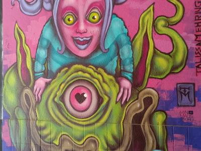 Monstres roses de Talissa Mehringer — Street art de Talissa Mehringer à Berlin