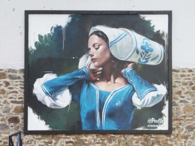 Bretonne urbaine — Street art de Istraille à Saint-Brieuc