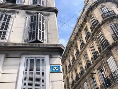 MARS_78, Space Invader on Cours Lieutaud — Street art by Invader in Marseille
