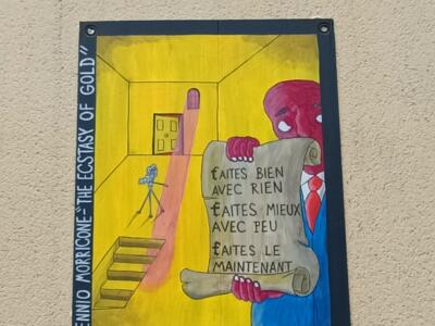 The Ecstasy of Gold by Pyquet — Street art by Pyquet in Talence
