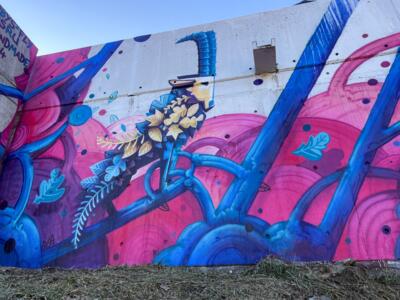 Dreamlike Ode to the Living — Street art by Abys2fly, Osru in Saint-Nicolas-la-Chapelle