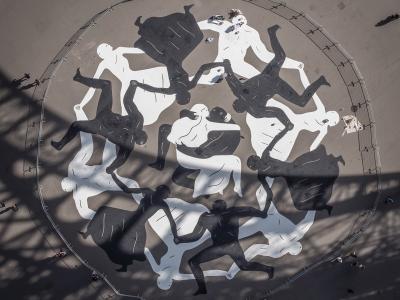 Endless Sleep — Street art by Cleon Peterson in Paris