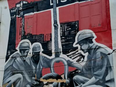 Lisnave, Almada Esperança Futuro — Street art à Almada