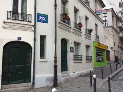 PA_875, Space Invader du square des Peupliers — Street art de Invader à Paris