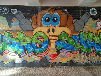 Singe et Wildstyle en Couleurs — Street art à Lisbon