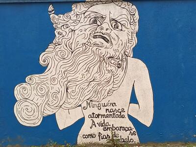 Ninguém nasce atormentado — Street art à Lisboa