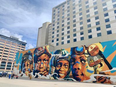 Faim zéro — Street art de Dragon76 à Houston