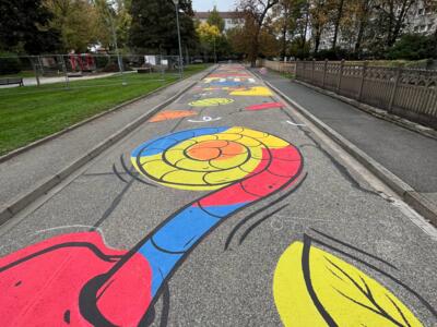 The Fruit Salad — Street art by Trépid in Rillieux-la-Pape