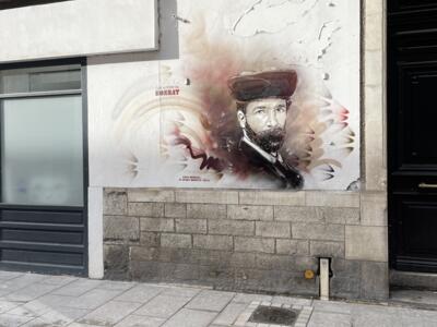 Léon Bonnat after Léon Bonnat — Street art by C215 in Bayonne