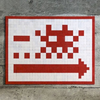NY_201, Space Invader du métro de New York — Street art de Invader à New York