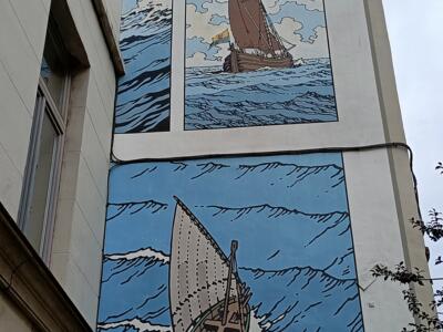 Cori le Moussaillon par Bob de Moor — Street art de Bob de Moor à Bruxelles