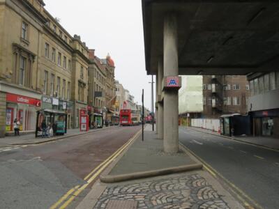 NCL_01, Space Invader on 16 Pilgrim Street — Street art by Invader in Newcastle upon Tyne
