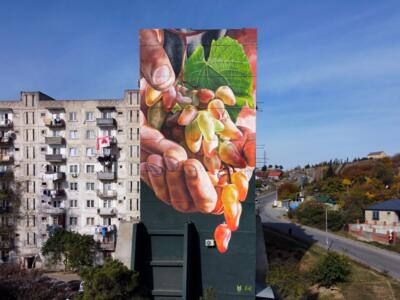 Tita — Street art by Giorgi Pablo Kalandarishvili in Tbilisi