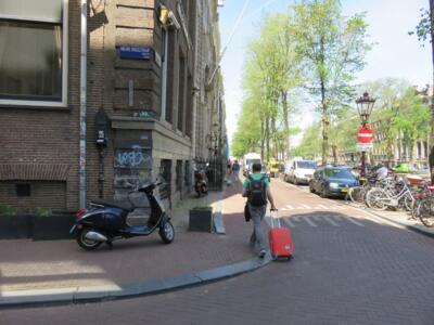 AMS_20, Space Invader de Herengracht 464 — Street art de Invader à Amsterdam