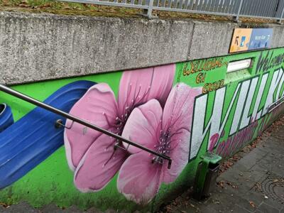 Willkommen in Erkrath, the welcome wall — Street art by NEANDERARTgroup in Erkrath