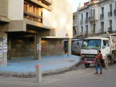 RBA_13, Space Invader on Rue Melilia — Street art by Invader in Rabat