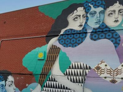 Sisters of Shred, hommage aux sportives — Street art de La Pupila à Toronto