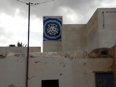 DJBA_01, Space Invader d'Erriadh — Street art de Invader à Erriadh