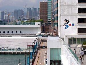 HK_130, Space Invader de Gateway Blvd Tsim Sha Tsui — Street art de Invader à Hong Kong