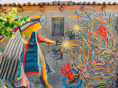 Untitled (Sbrama and Ema Jons) — Street art in Aielli