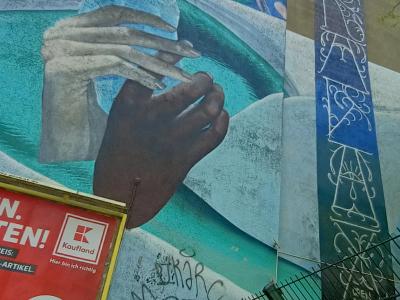 Faded Gable Memory — Street art in Berlin