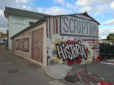 Scriptum — Street art de Refreshink à Bayonne