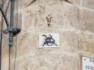 BRC_14, Space Invader on 16 Carrer de Verdaguer i Callís — Street art by Invader in Barcelona