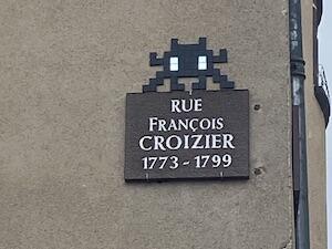 CLR_43, Space Invader de la rue François Croizier — Street art de Invader à Clermont-Ferrand