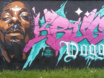 Snoop Dogg Tribute — Street art in Sainte-Luce-sur-Loire