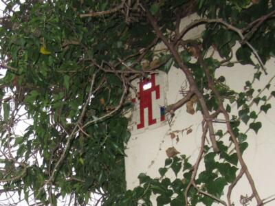 LY_26, Space Invader on Montée Bonafous — Street art by Invader in Lyon