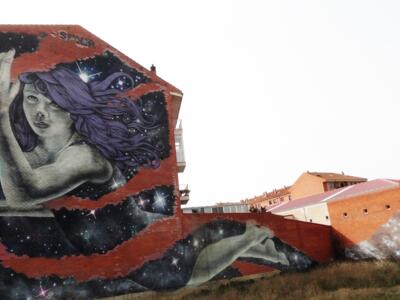 Nuwa — Street art by Sfhir in La Bañeza
