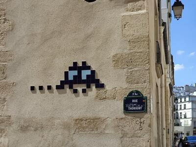 PA_341, Space Invader de la rue de Thorigny — Street art de Invader à Paris