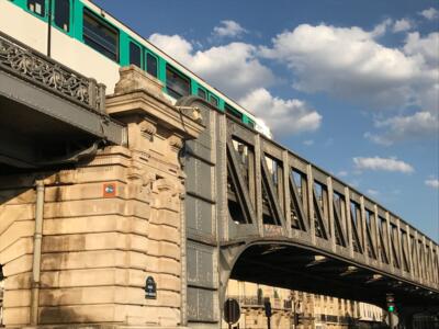 PA_382, Space Invader on Pont de Bir Hakeim — Street art by Invader in Paris