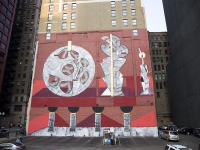 Almost Full — Street art by 2501 in Chicago