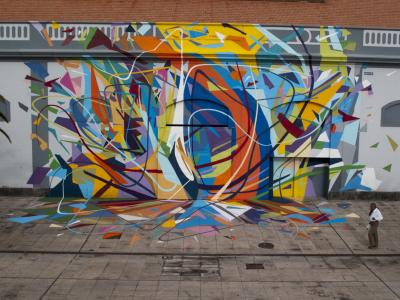 Abstract Composition — Street art by Sabotaje al Montaje in Las Palmas de Gran Canaria