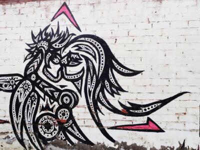 Sans titre (Alejandro Moreno) — Street art de Alejandro Moreno à La Bañeza