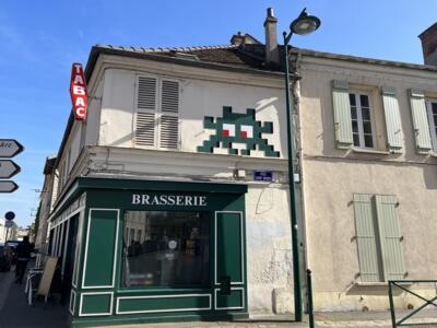 FTBL_13, Space Invader de la rue Saint-Merry — Street art de Invader à Fontainebleau