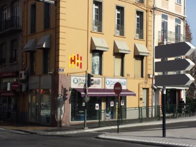 PRP_04, Space Invader on Rue Jean Payra — Street art by Invader in Perpignan