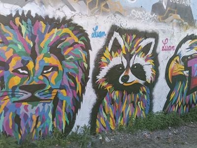 Luan's Multicoloured Menagerie — Street art in Berlin