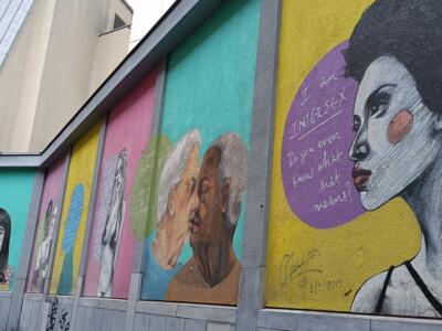 LGBTQI Portraits by Fotini Tikkou — Street art by Fotini Tikkou in Bruxelles